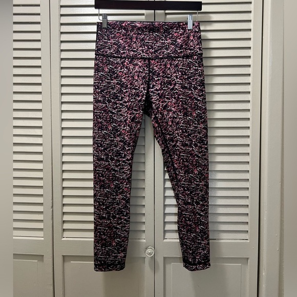Lululemon Leggings Pink High Times Boom Juice 25” - Picture 4 of 10